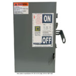 Square D PQ3203G 3A 2-pole molded case breaker